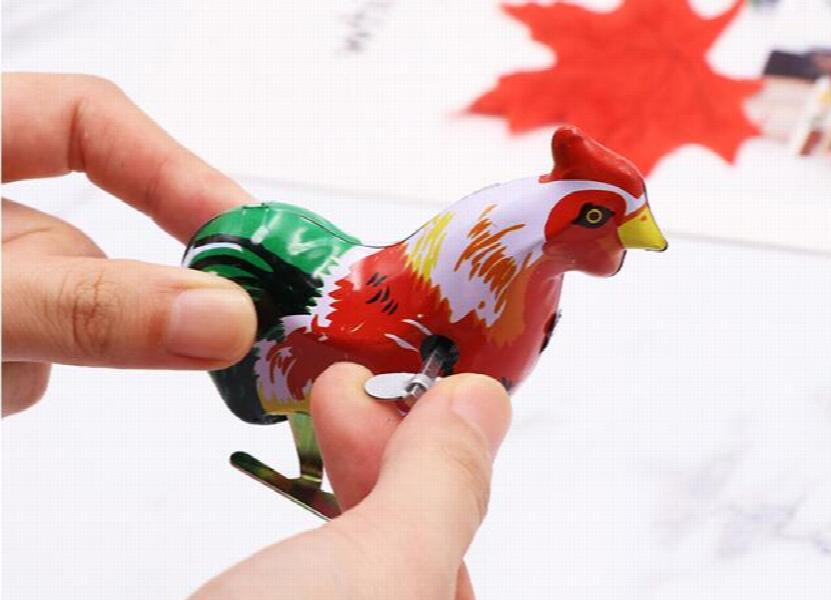 3Pcs Kids Classic Tin Wind Up Clockwork Toys Set